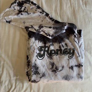 Honey Brand tie dye hoodie